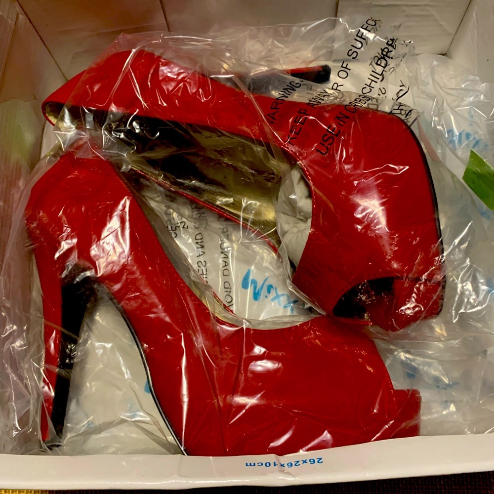 Candy apple Red high heels